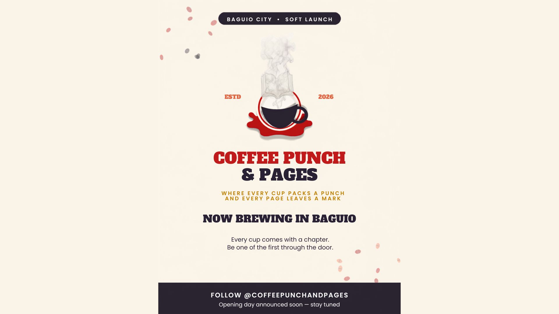 Coffee Punch & Pages website preview